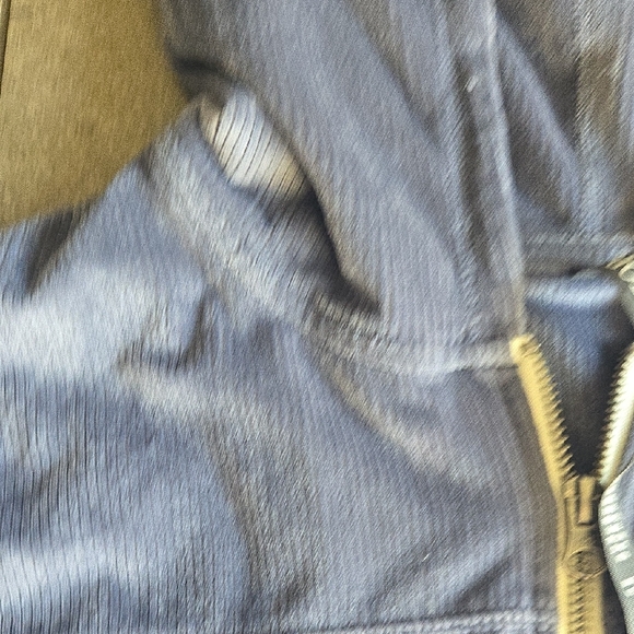 Vuori Women's Blue Velour Wide Leg Pants & Hoodie Set - Picture 6 of 8